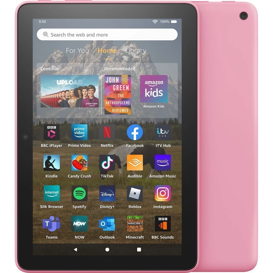 Amazon Fire HD 8 12th Gen. 32GB , Wi-Fi, 8" - Rose (Lockscreen Ad-Supported)