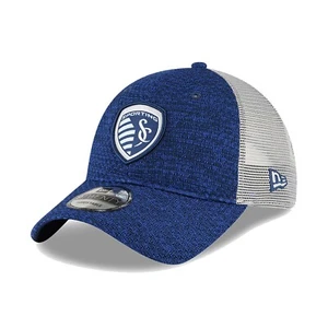 New Era Gorra MLS Sporting Kansas Soccer Club 9TWENTY Snapback Trucker Sombrero - OSFM - Imagen 1 de 3