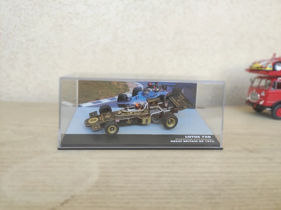 Lotus 72D 1972 Emerson Fittipaldi John Player Special Modellino Formula 1 1/43 - Immagine 1 di 4