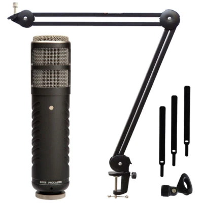 Rode Procaster Sprecher-Mikrofon + MS138 Mikrofonarm - Bild 1 von 4