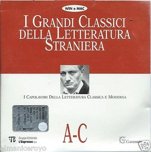 CD ROM I GRANDI CLASSICI DELLA LETTERATURA STRANIERA I CAPOLAVORI A C ENCICLOPED - Picture 1 of 1