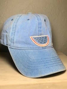 SunFaded Baby Blue With Watermelon Girls Adjustable Hat Cap - Picture 1 of 11