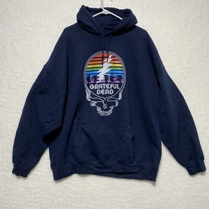 Grateful Dead Hoodie Steal Your Face Navy Kapuzenpullover Dancing Bears Terrapin 3XL - Bild 1 von 4