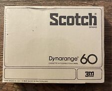Scotch Dynarange 60 Cassette In Push button C-Box NOS Sealed