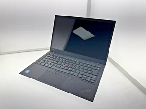 Lenovo ThinkPad X1 Carbon Gen 6 i7-8550U 16GB RAM 512GB NVMe Win 11 UK Laptop - Picture 1 of 5
