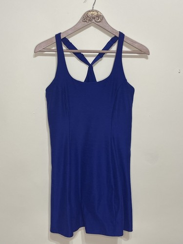 UNDERCOVER Abito da tennis blu Victorias Secret Medium On Point racerback atletico pickleball