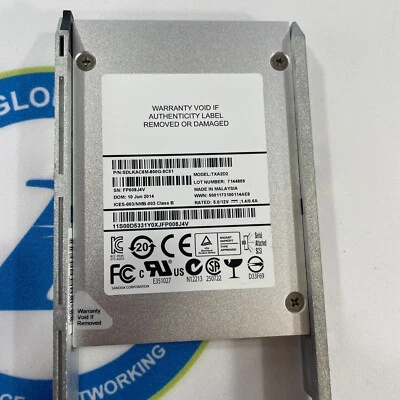 IBM 2078-AC92 V5000 800GB 2.5 inch SSD Drive / Tray 2077 00AK334 - Image 1 of 2