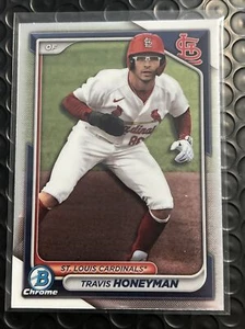 2024 Bowman Baseball TRAVIS HONEYMAN Chrome CARDINALS #BCP-46 - Picture 1 of 2