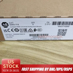 Módulo de entrada analógico universal compacto 5000 AB 5069-IY4 / A 5069IY4 sellado EE. UU. - Imagen 1 de 6