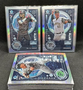 2024 Bowman AI Chrome Complete Set Holliday Elly De La Cruz Skenes 20 Cards 🔥 - Picture 1 of 3