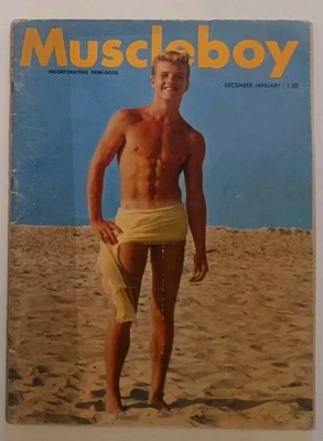 Vintage Muscleboy Magazine December January 1964 Vol1 No4 Male Physique Beefcake - Image 1 of 4