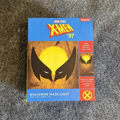 Lámpara de luz máscara de Wolverine Marvel X-Men ’97 | Paladone | Montaje en pared o escritorio | Foto 1 de 4