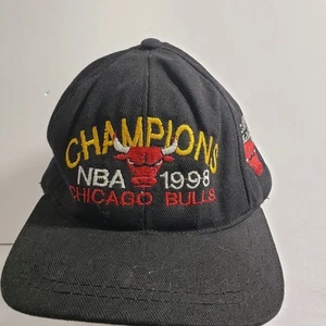 Vintage Chicago Bulls 1998 NBA Champions bestickt gebraucht  - Bild 1 von 5