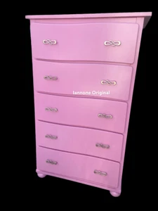 SETTIMINO CASSETTIERA LILLA  5 CASSETTI MAXI  - Foto 1 di 2