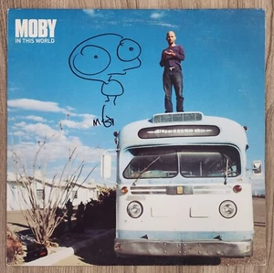 Moby Signed In This World 12" Single Vinyl Record Techno EDM Legend RAD - Bild 1 von 1