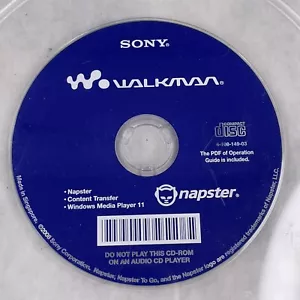 Sony Walkman Compact Disc Napster Content Transfer Rare Media - Picture 1 of 2