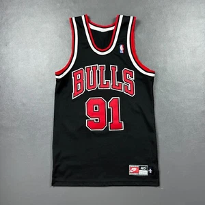 100% Authentic Dennis Rodman Vintage Nike 97 98 Bulls Jersey Size 40 M Mens - Picture 1 of 6