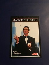 1991 Score # 815 RYNE SANDBERG Man of the Year Cubs Nice !