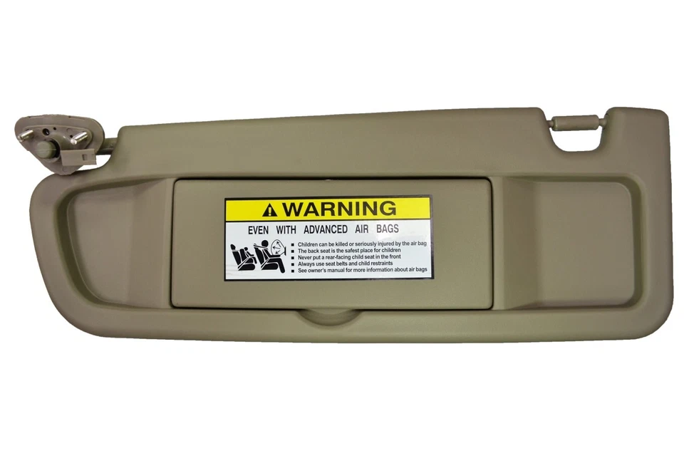 Sun Visor Gray Driver Side for 2009 2010 2011 Honda Civic Coupe Sedan Foto 1 de 4