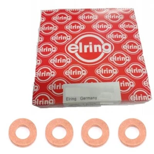 LAND ROVER FUEL INJECTOR SEAL SET x4 DEFENDER 2.4L LR004662 ELRING - Picture 1 of 1