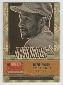 OZZIE SMITH 2013 America's Pastime INVINCIBLE #17 Raro Inserto SP #120/125 SSP - Imagen 1 de 2
