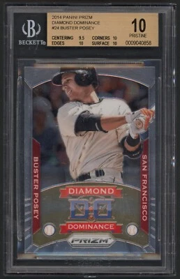2014 Panini Prizm Buster Posey Giants #24 BGS 10 Pristine Diamond Dominance - image 1 of 2