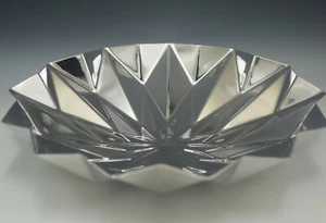 GEORG JENSEN DENMARK SUPERNOVA GLOSSY STAINLESS HUGE 15" PLATTER LOW BOWL - Picture 1 of 10