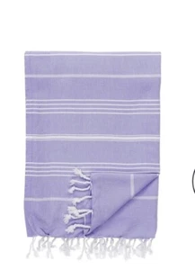 Turkish Beach Towel-%100 Cotton Lightweight Beach Blanket Oversized Soft! Lilac - Picture 1 of 1