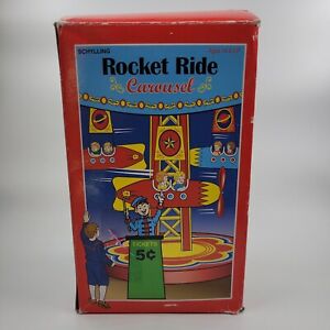 ROCKET RIDE CAROUSEL- SCHYLLING COLLECTOR SERIES 2000 Vintage Tin Toy