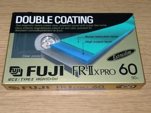 FUJI FR-II X PRO 60 Type II Japan Vintage Audio blank cassette tape new sealed - Bild 1 von 6