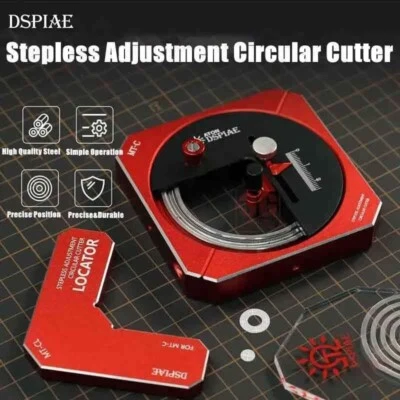 DSPIAE Stepless Adjustment Circular Cutter Model Building for Hobby Craft Tools - Image 1 of 4