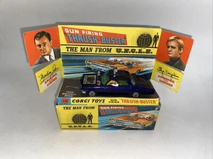 CORGI 497 ORIGINAL MAN FROM UNCLE BLUE Thrush-Buster With No RING And NM Box - Picture 1 of 12