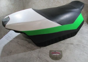 ARCTIC CAT SEAT BLACK GREEN & WHITE, 4706-945, 2011 F8 EXT SNO PRO (OPS1278) - Picture 1 of 11