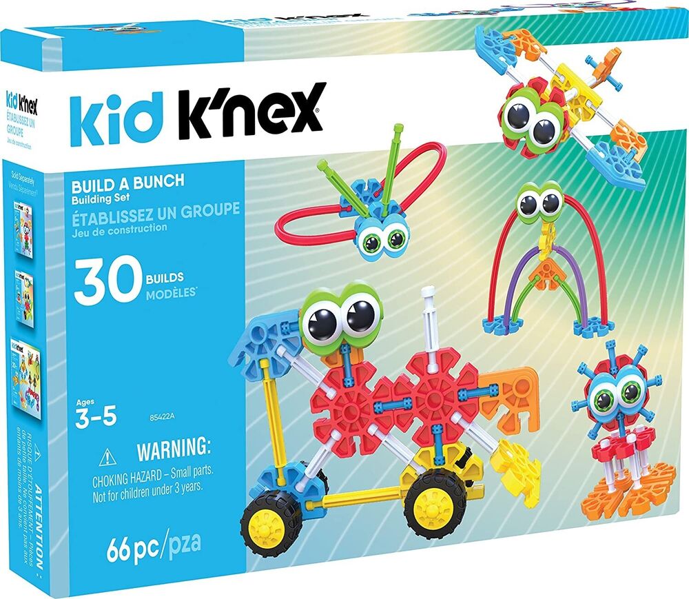 KID K’NEX – Build A Bunch Set – 66 Pieces – (9)