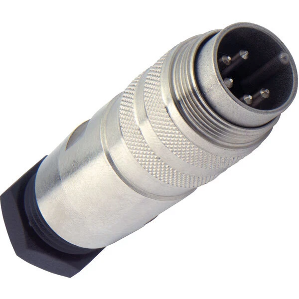 Amphenol C091 31H003 100 2C091/D Male DIN 3 Pin Cable Connector Screw Lock - Image 1 of 1