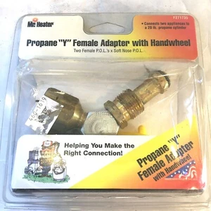 Enerco - Mr Heater Propane Y Female Adapter Part #F271735 - Picture 1 of 6