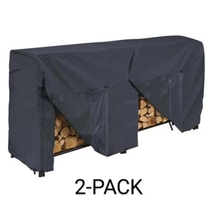 Style Selections Polyester Brennholz Abdeckung Schwarz Neu 2er Pack - 1460426 - Bild 1 von 5