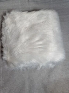 Restoration Hardware RH Kashmir Bed Throw Gray 68in x 86in Faux Fur NWOT - Picture 1 of 7