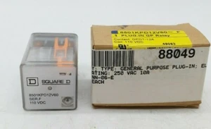 Square D 8501KPD12V60 Plug-In GP Relay - Picture 1 of 5