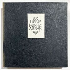 C. Parfit - Hanno Arrak Ex Libris Exlibris bookplates 1981