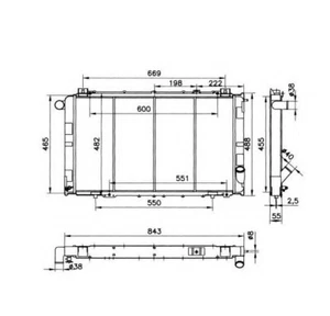RADIATOR FOR NISSAN PATROL EBRO 260 - Picture 1 of 3