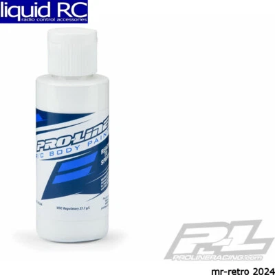 Pro-Line 632500 White RC Body Airbrush Paint 2oz - Image 1 of 2