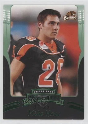 2006 Press Pass Legends Emerald /25 Mike Hass Mike Haas #E34 Rookie RC - Image 1 of 2