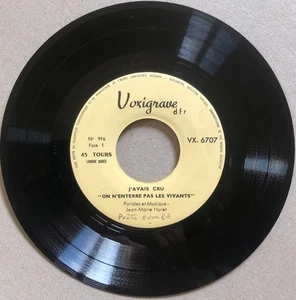 Jean-Marie Huret, prêtre ouvrier — 45 tours 4 titres — chanson à texte — VX6707. - Picture 1 of 2