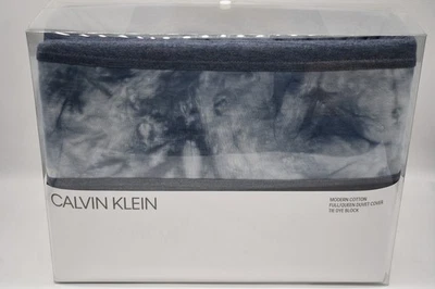 Funda nórdica completa/queen Calvin Klein moderna de algodón TIE DYE BLOCK Foto 1 de 3