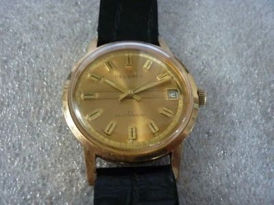 ВИНТАЖНЫЕ МУЖСКИЕ ЧАСЫ HELBROS С АВТОПОДЗАВОДОМ 25 ДАТА НА ЗАПЧАСТИ РЕМОНТ - Изображение 1 из 4