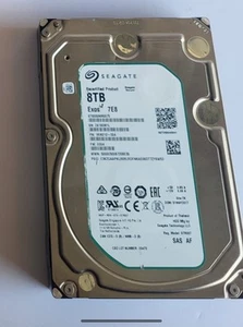 Seagate 8TB (SAS) ST8000NM0075 7.2K 256MB 3.5"Hard drive clean good health - Afbeelding 1 van 1