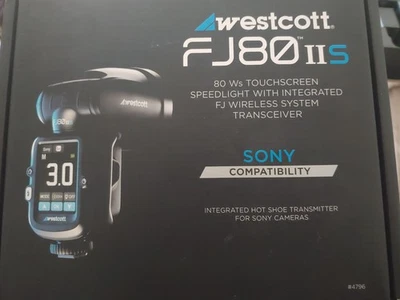 Westcott FJ80 II S 80Ws Touchscreen TTL Speedlight Flash for Sony Cameras, Black - Image 1 of 4