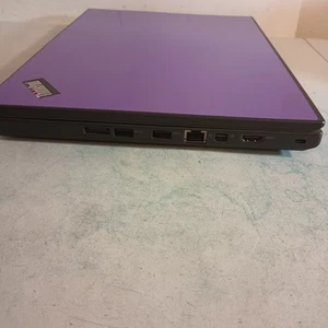 FAST & SLIM PURPLE LENOVO T450 i5 5300U 2.9GHz,16GBVRAM,256GB SSD,CAM,win11 - Picture 1 of 5