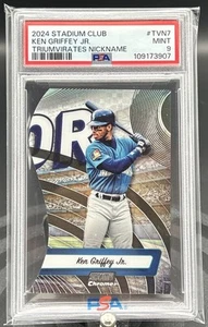 2024 Topps Stadium Club - Triumvirates Nickname Ken Griffey Jr #TVN-7 PSA 9 - Picture 1 of 2